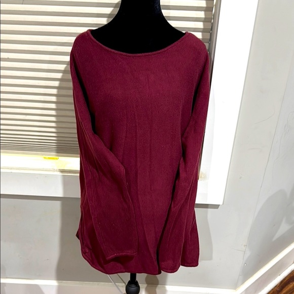MICHAEL Michael Kors Wine Red Knit Top - Picture 1 of 3